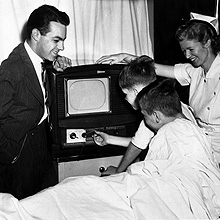 Original Jimmy radio broadcast in hospital